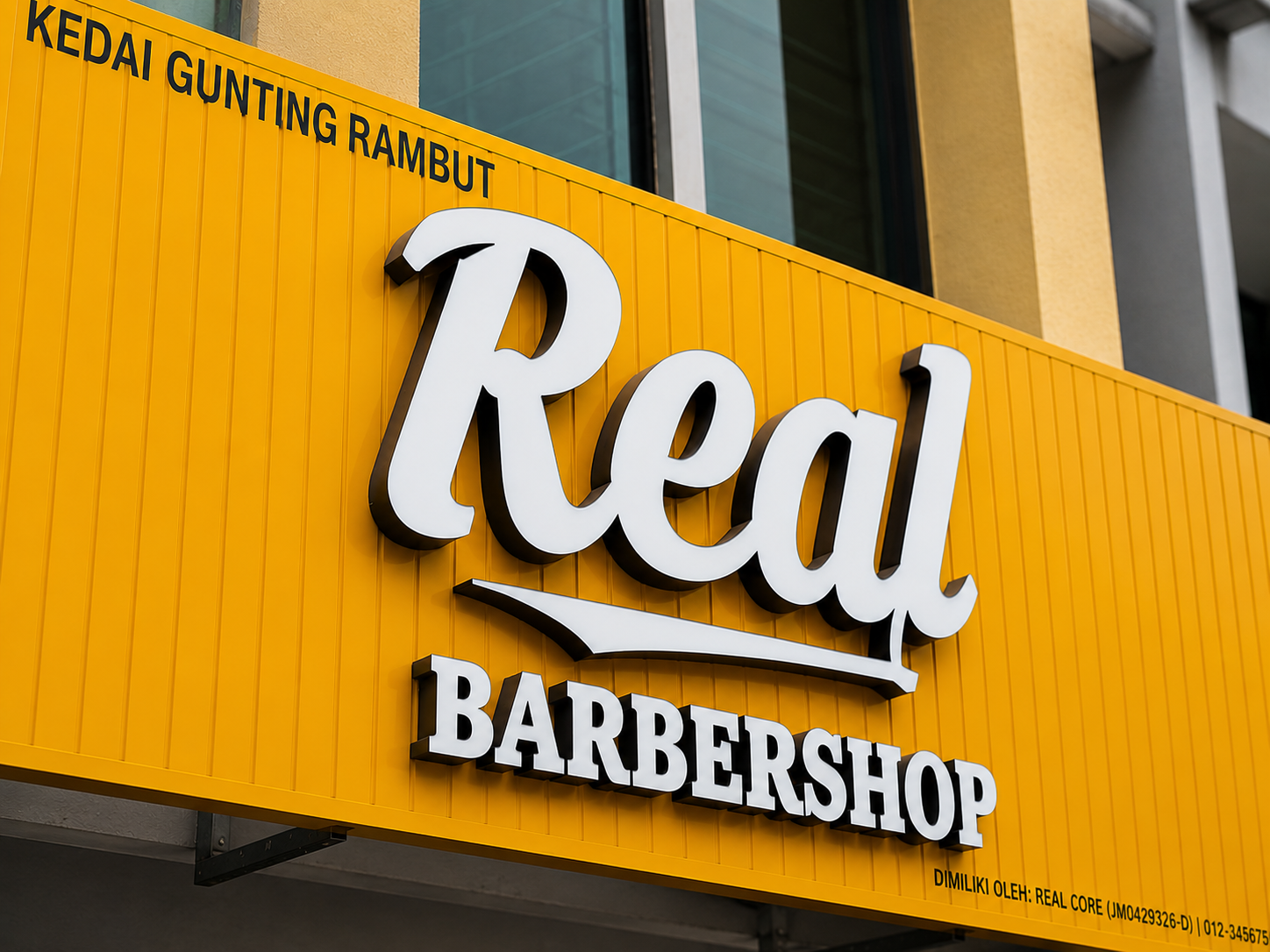 Real Barbershop Storefront